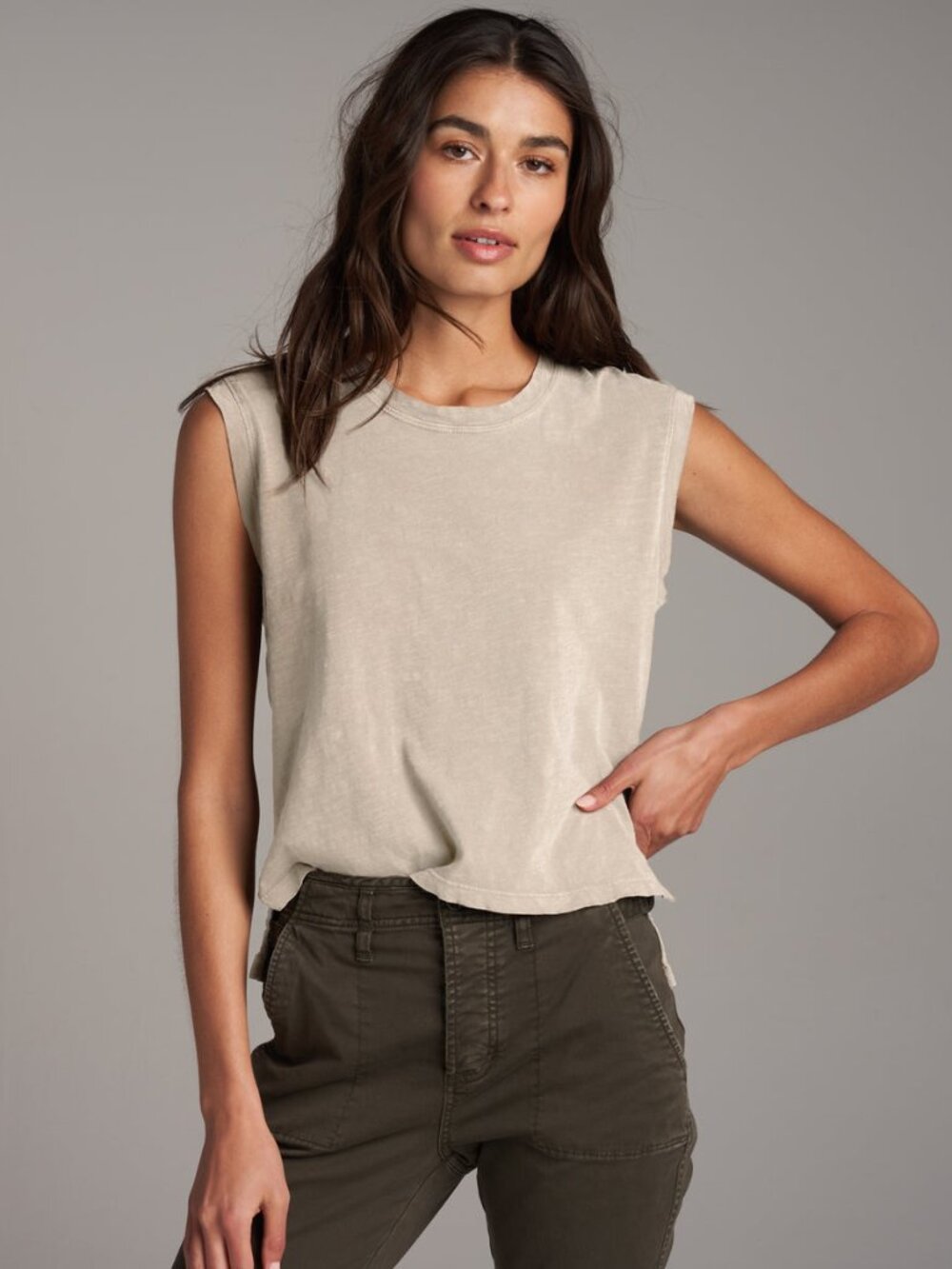 Rowan Savannah Muscle Tank - Forest Green